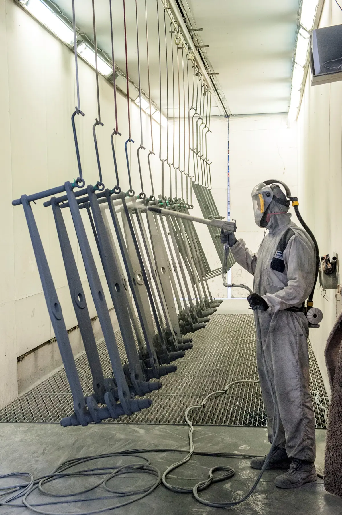 Staalconstructies poedercoat